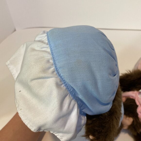 Monchhichi Bebichhichi 25cm Pair Doll Plush Toy Boy Girl Sekiguchi Japan Tag - Picture 4 of 15